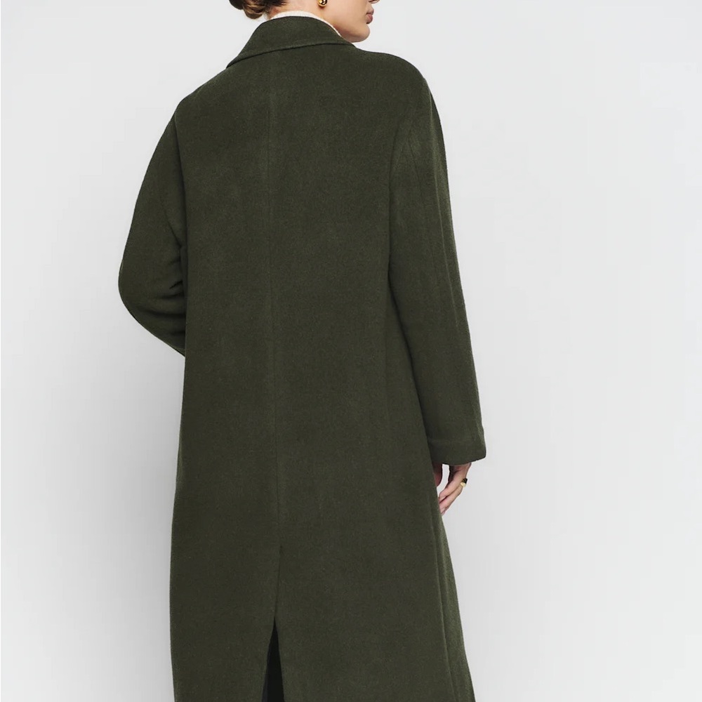 Reformation Olive Green wool coat - Picture 5 of 5